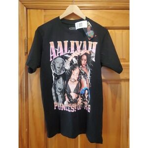New AALIYAH Black T Shirt men's Size Large With Tags